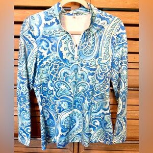 Like new quarter zip lightweight pullover. Great warm up top size small